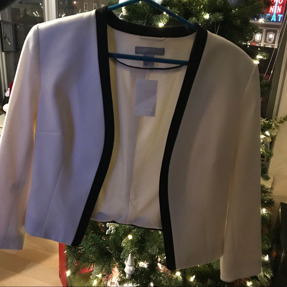 H & M black and white blazer - new with tags!